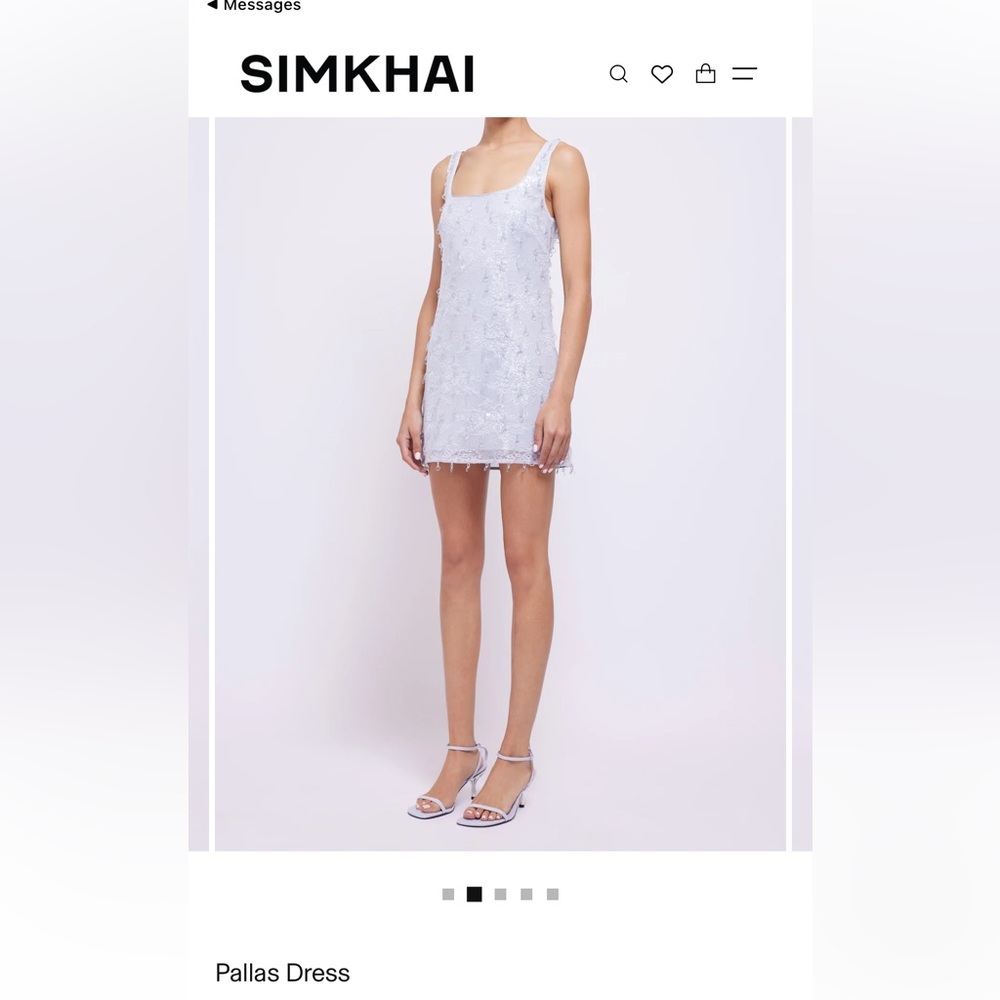 Light blue simkhai dress! Never worn! - Picture 3 of 3